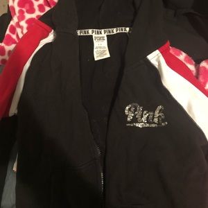 VS PINK bling zip up jacket